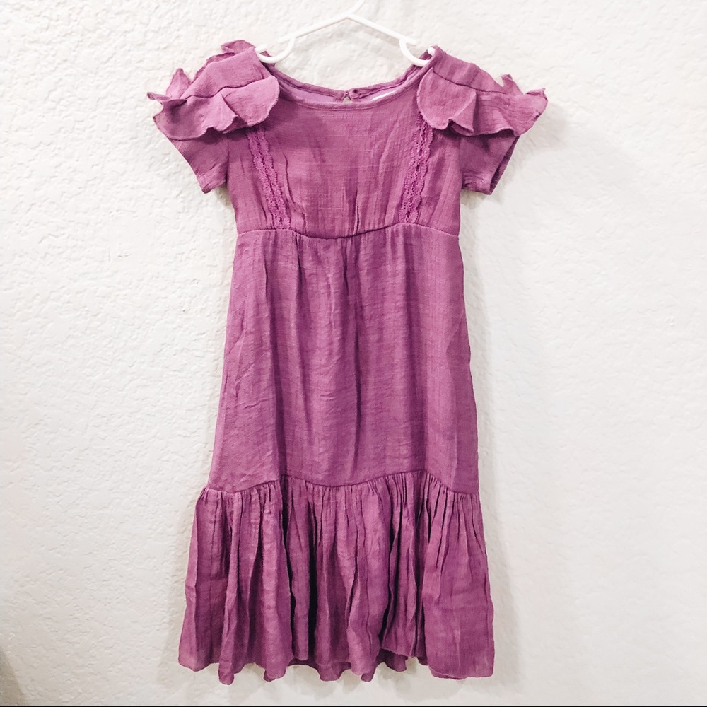 NWOT Mia Joy Joyfolie purple toddler maxi dress 2T